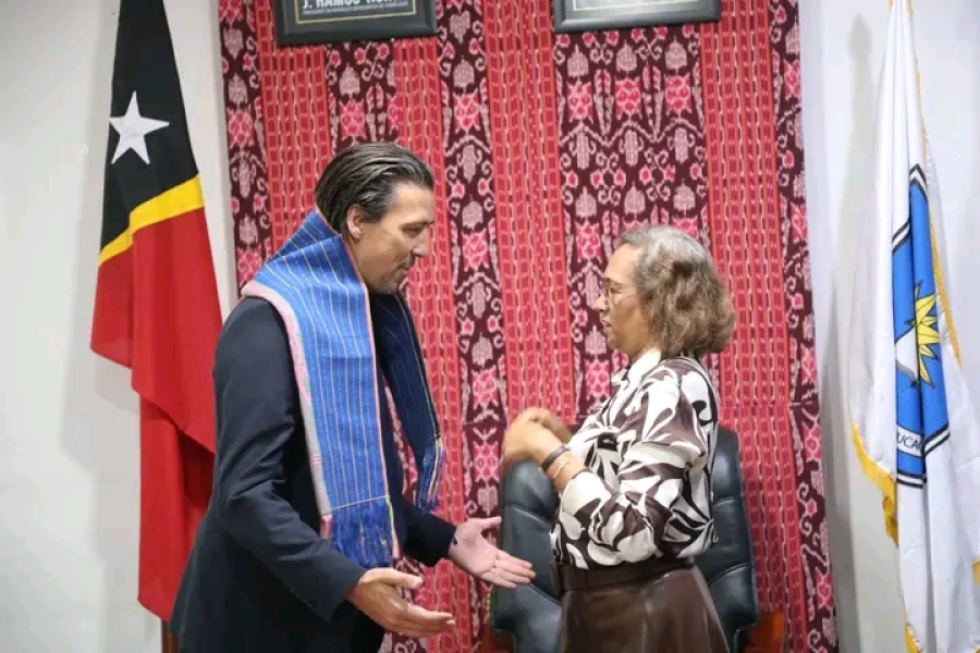 Emprezáriu Hendrik Halbe hakarak fasilita formasaun Profesór sira husi ESTV