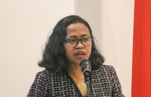 Sekretária Estadu Igualiadade ((SEI), Elvina Sousa Carvalho. Foto:Media SEI.