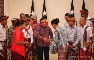 representatives of the people of Oecusse too meeting the Timor-Leste President