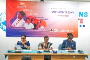 Sekretáriu Estadu Igualidade ho Parlamentu Nasionál servisu hamutuk ho UN-Women iha Timor-Leste komemora loron feto Mudiál feto ba dala 115 iha Timor-Leste. FOTO: Media SEI