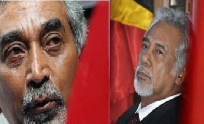 Alkatiri ho Xanana. Foto INDEPENDENTE