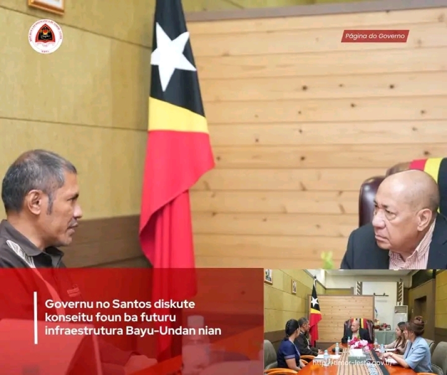 Governu no Santos diskute konseitu foun ba futuru infraestrutura Bayu-Udang