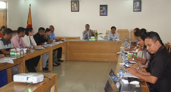 Sekretaria Estadu ba Igualidade Hala'o Enkontru Ho Rede Referal Sira, Iha Salaun Maria Goreti SEI, Obrigada Barak, Kaikoli, Dili, (08/07/24). Foto:Media Gabinete SEI.