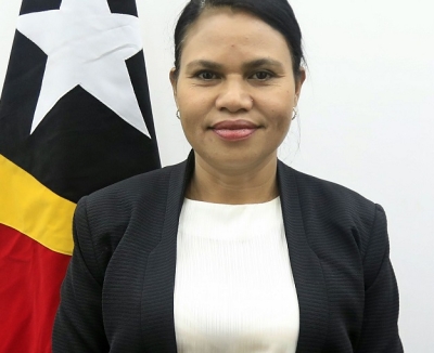 Vise-Primeira Ministra no Ministra Sosidariedade Sosial no Inkluzaun (VPM-MSSI), Armanda Berta dos Santos. Foto: Dok.