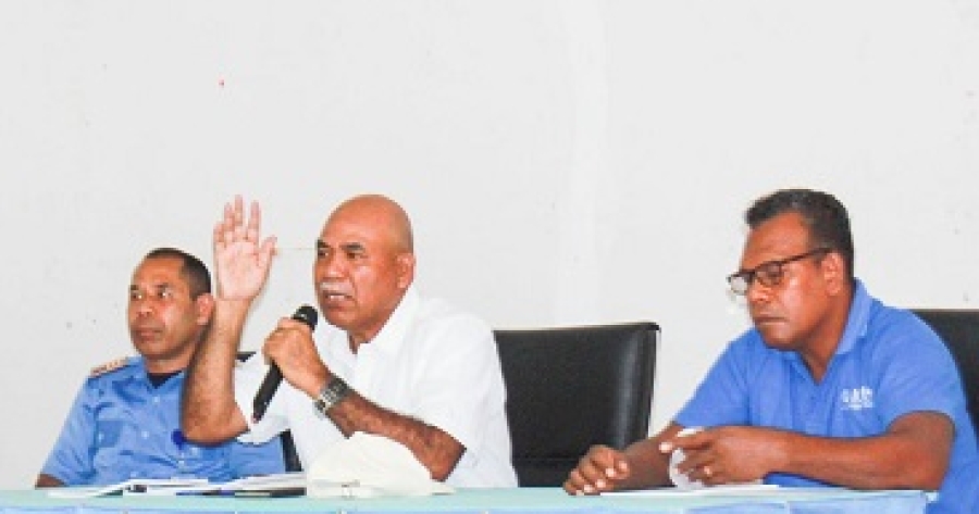 Autoridade Munisípiu Lautém Realiza Sosializasaun no Reajustamentu Komisaun Jestaun Dezastre