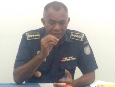 Portavós Komandu Jerál Polisia Nasionál Timor-Leste (PNTL), Superintendente Xefe Arnaldo de Araujo. Foto:INDEPENDENTE.