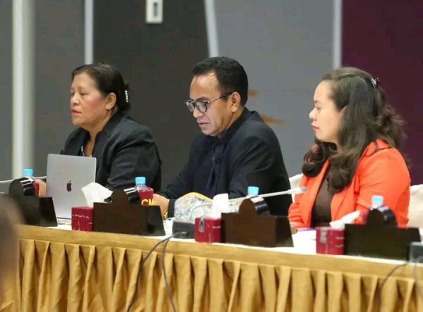 Ministru Justisa, Sérgio de Jesus Fernandes da Costa Hornai, partisipa sorumutu Konsellu Ministru extra-ordinariu, sexta (20/02). FOTO: Media G-PM//