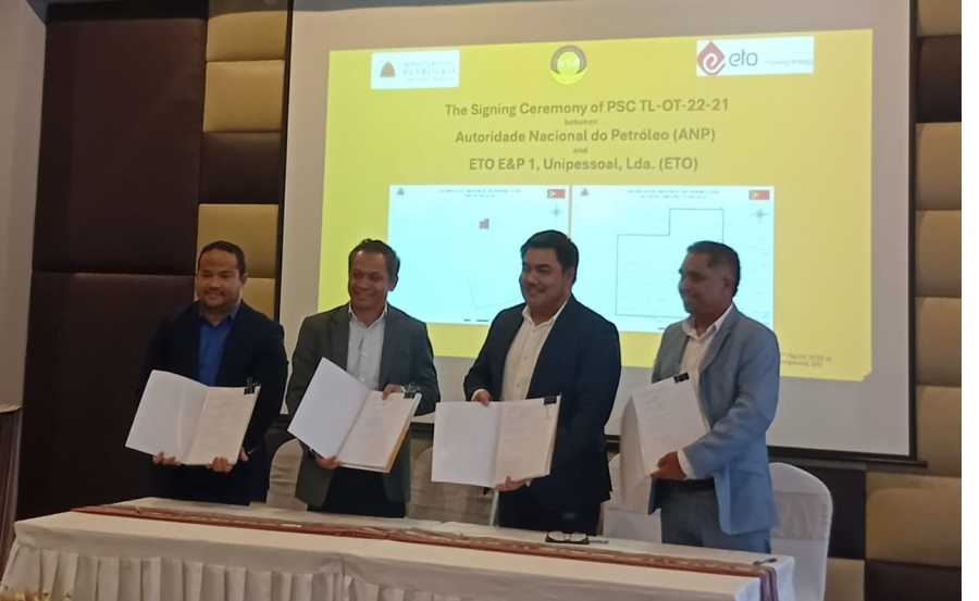 ANP ho ETO Group selebra kontratu fahe prodúsaun explorasaun petrolífera