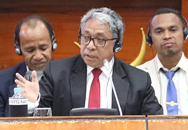 Ministru Agrikultura, Pekuaria, Peska no Floresta (MAPPF), Marcos da Cruz. Foto:Dok.