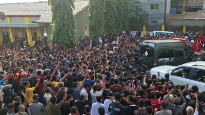 Vizita ikus saudozu Francisco Guterres Lu Olo ba Komite Sentral Fretilin, Komoro, Sesta (26/06).FOTO: kontribuiente