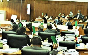 Parlamentu Nasional debate orsamentu Covid-19. Foto dokumentus