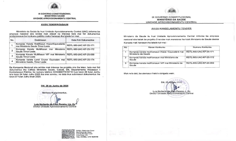 Dadus Hatudu Ministra Elia Kansela Ambulansia, Sosa Prado