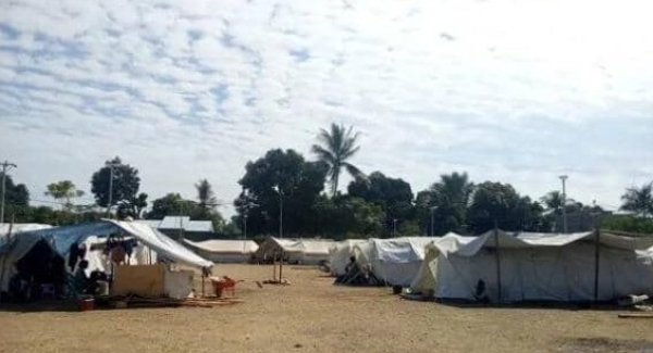 Vitima inundasaun 04 Abril 2021, ne'ebé hela iha Lona okos. Foto:Dok/INDEPENDENTE.