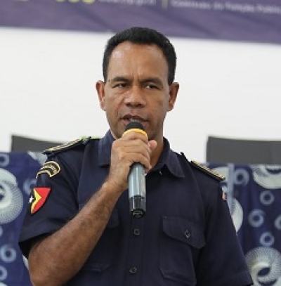 Prezidente Autoridade Protesaun Sivil, Superintendente Polisia, Ismael da Costa Babo. Foto:Dok/INDEPENDENTE.
