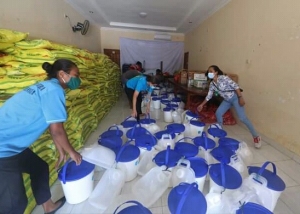 UNICEF apoiu material ijiene ba ADTL. Foto:Independente