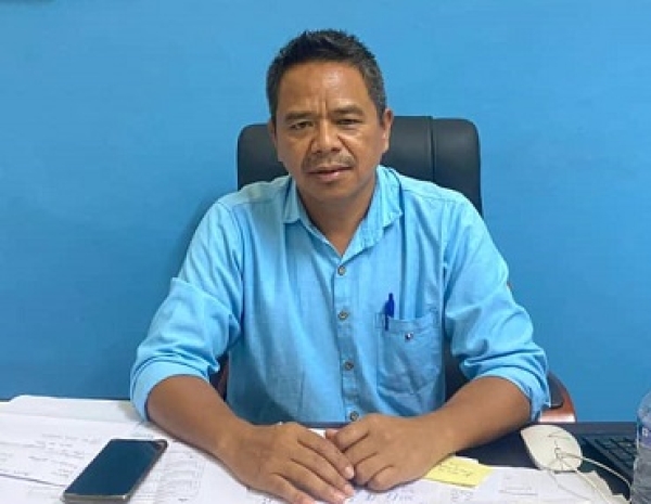 Diretór Nasional Asaun Sosiál Eskolár no Asuntu Sanitária Joaquim Martins. Foto:INDEPENDENTE.