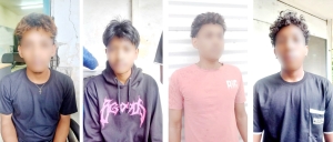 Polisia Nasional Timor-Leste kaptura ona suspeitu na’in haat ba kazu abuzu seksual koletivu ne’ebé ninia video viral iha media sosial, Tersa (20/01). FOTO: FB/Serviços Relaçoes Públicas.