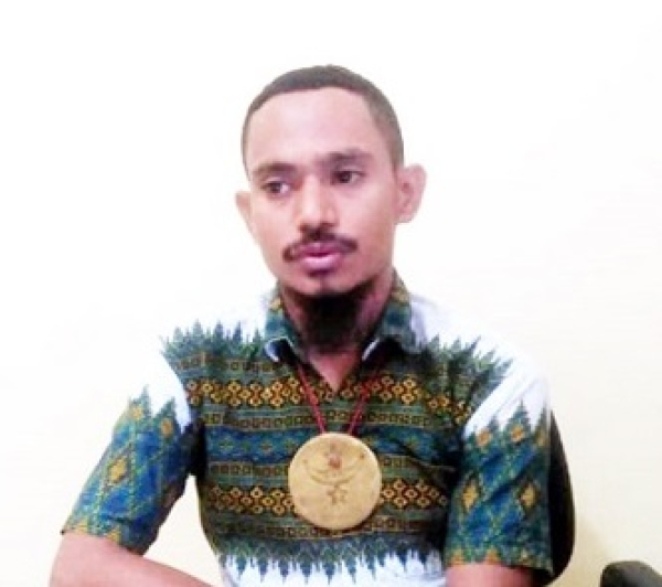 Diretór Ezekutivu Asosiasaun Defisiensia Timor-Leste (ADTL), Cesario da Silva. Foto:Dok.