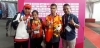 Teofilo Freitas (rua husi kuanan), sai atleta Timor Leste dahuluk ne’ebé hetan medalla osan-mean iha Asian Para Games 2018. FOTO: asianparagames2018.id 