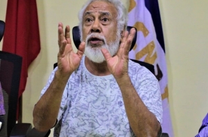 Prezidente Partidu CNRT Xanana Gusmao realiza konferensia Imprensa imprensa iha Sede Nasional CNRT, Bairros dos Grilos, Sabadu, (23/05). FOTO:INDEPENDENTE/Jonio da Costa.