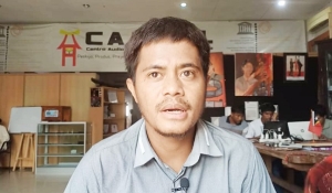 Prezidente Komisaun Organizadora ba selebarasaun 12 novembru, Denilson Guteres . Foto:INDEPENDENTE/Vascolino