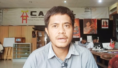 Prezidente Komisaun Organizadora ba selebarasaun 12 novembru, Denilson Guteres . Foto:INDEPENDENTE/Vascolino