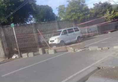 Komunidade taka dalan iha bairu kampung baru, Dili. Foto media sosial.