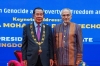  Prezidente Repúblika José Ramos Horta foto hamutuk ho Prezidente Senadu Kambodia, Samdech Techo HUN SEN, iha Palasiu Governu, Dili, (09/05). Foto:Media Gabinete PR.