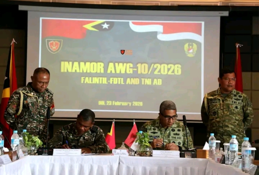 F-FDTL ho TNI asina akordu tinan 10 ba treinu militar no intelijensia