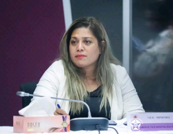 Vise Ministra Finansas, Felicia Claudina da Cruz Carvalho. FOTO: Media Gabinete Ministeriu Finansas.