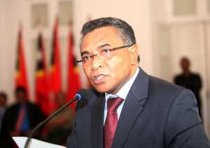 Komisariu FRETILIN no atual Primeiru Ministru, Rui Maria de Araujo