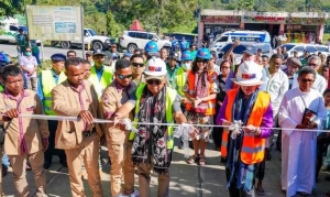 Timor-Leste, Australia Launch Climate-Resilient Road Project in Ermera. Photo: INDEPENDENTE