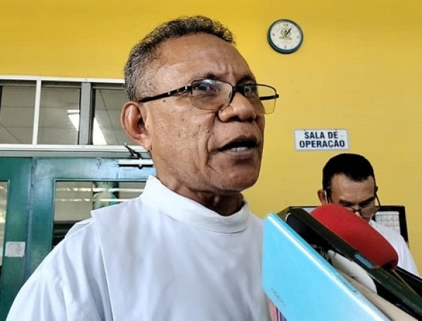 Vigário Episkopál Pastorál Arquedioseze Dili, Padre Juvitu do Rego. Foto:INDEPENDENTE/Ivonia.