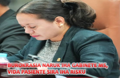 Ministra Saude, Elia dos Reis Amaral. Foto Gab, PM