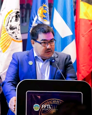 Prezidente Federasaun Futeból Timor-Leste, Nilton Telmo Gusmão. FOTO: Media FFTL