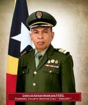the Commander and Chief Brigadier General Calisto dos Santos ’’ Coliati’’.