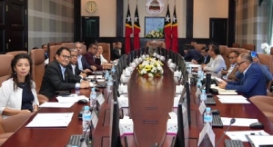 Reuniaun Konsellu Ministru, diriji husi Primeiru Ministru Kay Rala Xanana Gusmao, iha Palasiu Governu, (24/04/24). Foto:Media Portal Governu.