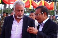 Prezidente Republika taur Matan Ruak ho Ministru Xanana Gusmao 