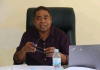 Prezidente Konsellu Administrasaun INSS no Fundu Rezerva Seguransa Sosiál, Zeferino Bobo da Costa. FOTO: Rufino Barreto.