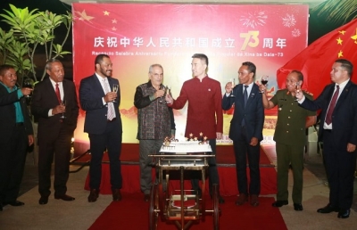Prezidente Repúblika, José Ramos Horta, partisipa iha loron proklamsaun popular Xina ba dala-73. Foto: Media PR.