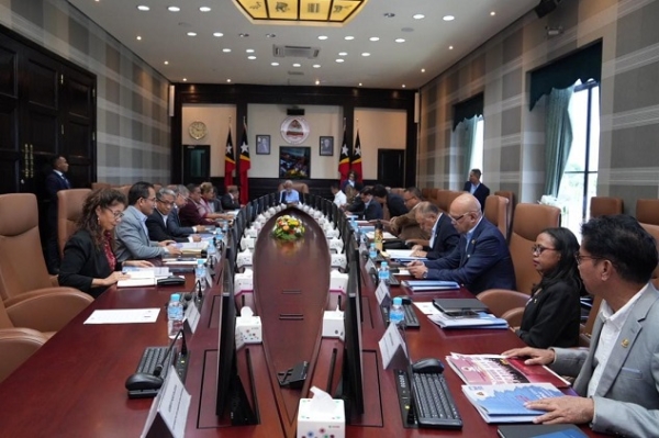  Reuniaun Konsellu Ministrus ne'ebé diriji husi Primeiru Ministru Kay Rala Xanana Gusmão iha Palasiu Governu Dili. Foto:Dok/