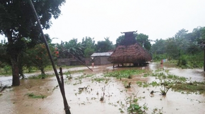 Dezastre Siklone, bee tama uma kauza husi udan boot iha Munisipiu Lautem. Foto Tatoli