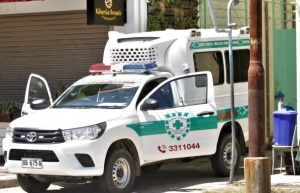 Ambulansia tula ema positivu ba fatin izolamentu. Foto anterior/INDEPENDENTE.