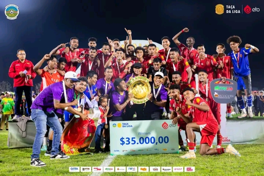 Marka istória jornada futeból: Emanuel selebra dahuluk títulu kampiaun Tasa da Liga FFTL