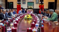  Reuniaun Konsellu Ministrus ne’ebé diriji husi PM Kay Rala Xanana Gusmão, iha Palasiu Governu, Dili, Tersa (04/11/25). Foto:Media GPM.