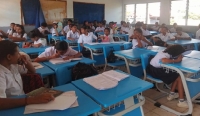 Estudante sira husi Eskola Bazika Central Farol, Dili. Foto:INDEPENDENTE/Ivonia.