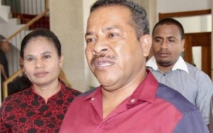 Prezidente Bankada Kmanek Haburas Unidade Timoroan (KHUNTO) Luis Roberto 