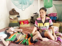 Eviana, anju kiik iha Komoro ne’ebé hein kadeira roda