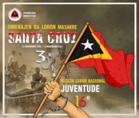 Omenajen ba Loron Masakre Santa Kruz. Foto:Gab PM.