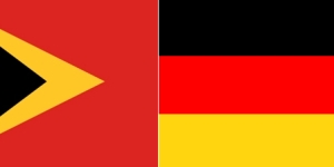Bandeira Alemanha ho Timor-Leste